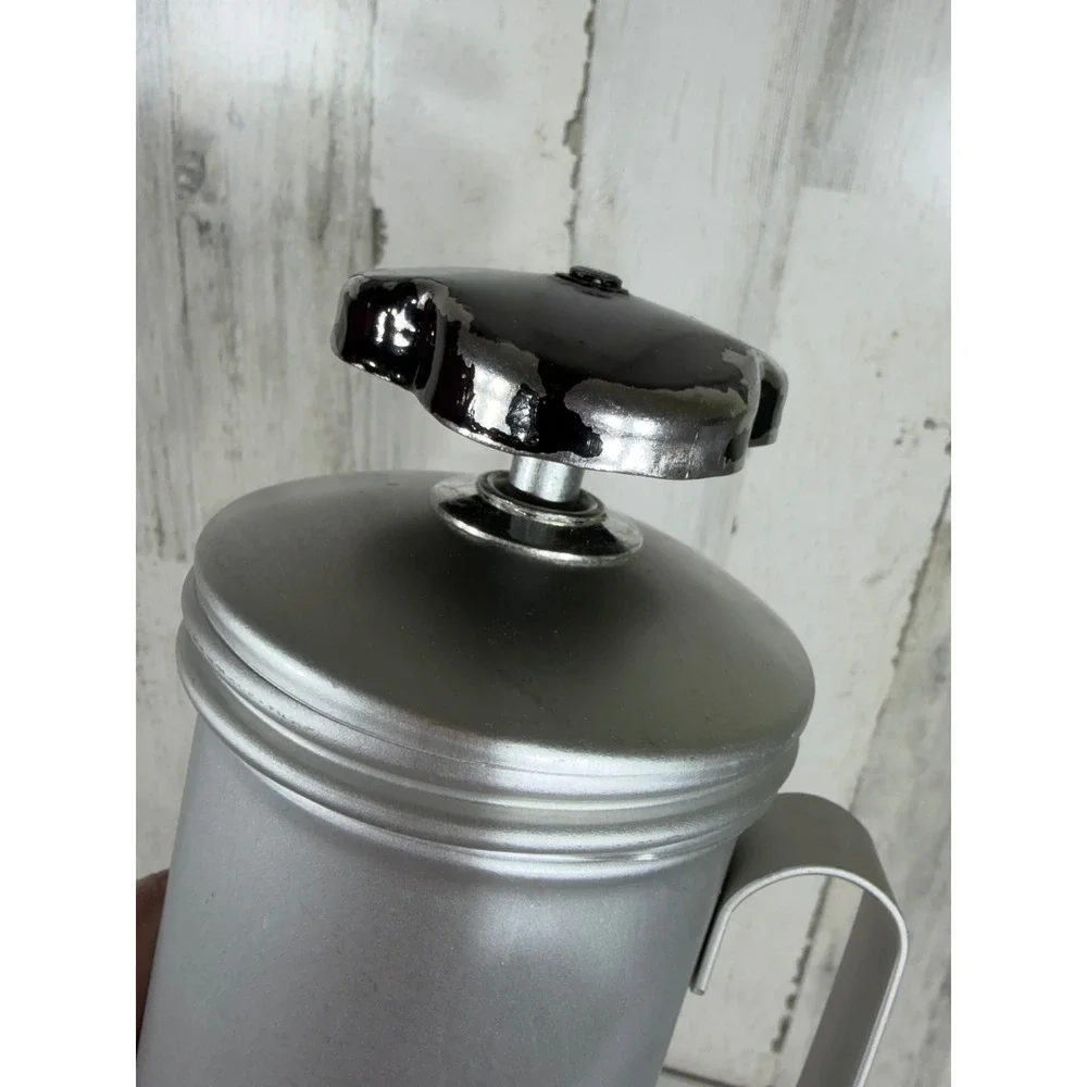 Mirro Cookie Press Pastry Set Silver Aluminum Vintage MCM 12 Discs 3 Tips Baking